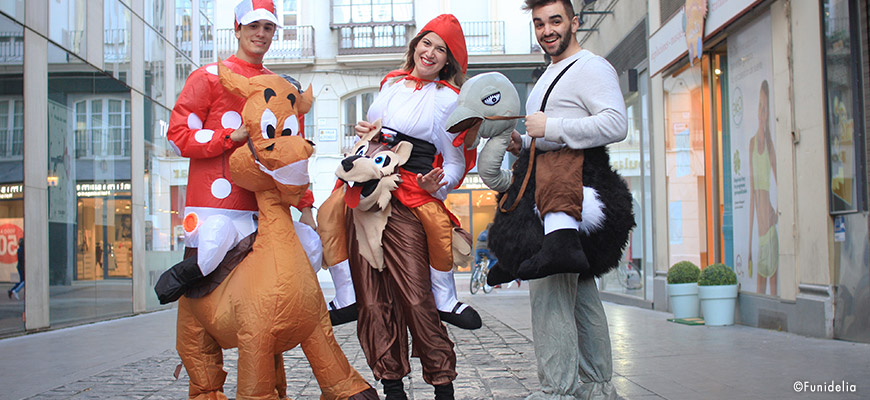 Ride on & Carry me kostumer