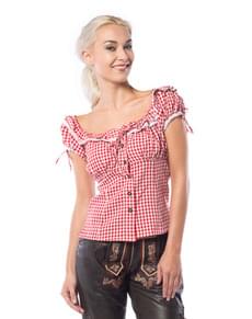 Oktoberfest pink and white shirt for woman