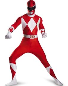 Costume Power Rangers Mighty Morphin rosso