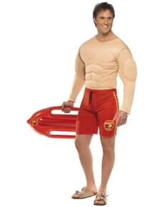 Costume bagnino Baywatch muscoloso