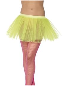 Jupon tutu jaune fluo