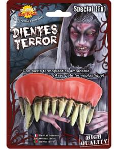 Gebiss spitze Zähne