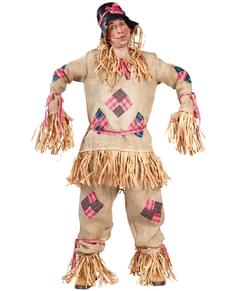 Costume da spaventapasseri di paglia per donna