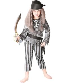 Gespenstischer Pirat Kostüm für Jungen