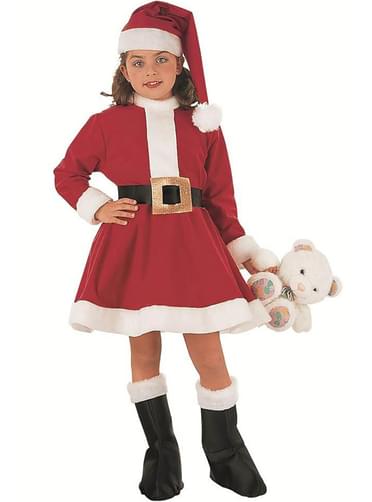 Mädchenkostüm Weihnachtsfrau