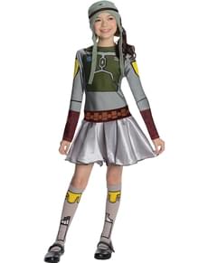 Boba Fett Kostüm für Mädchen Star Wars