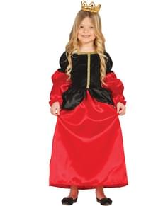 Mittelalterliche Dame Kostüm für Mädchen