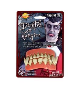 Doppia dentiera da vampiro
