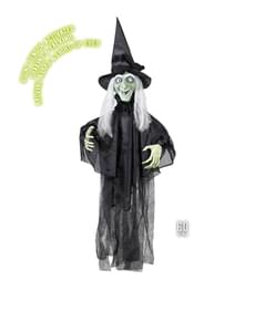 Sprechende Hexe mit leuchtenden Augen