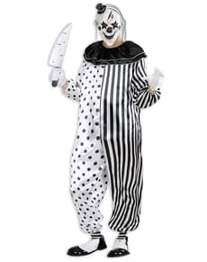 Déguisement de clown arlequin assassin pour homme