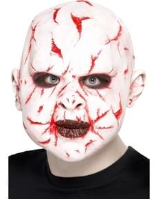 Maschera volto tagliato