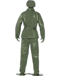 Toy soldier costume for a man