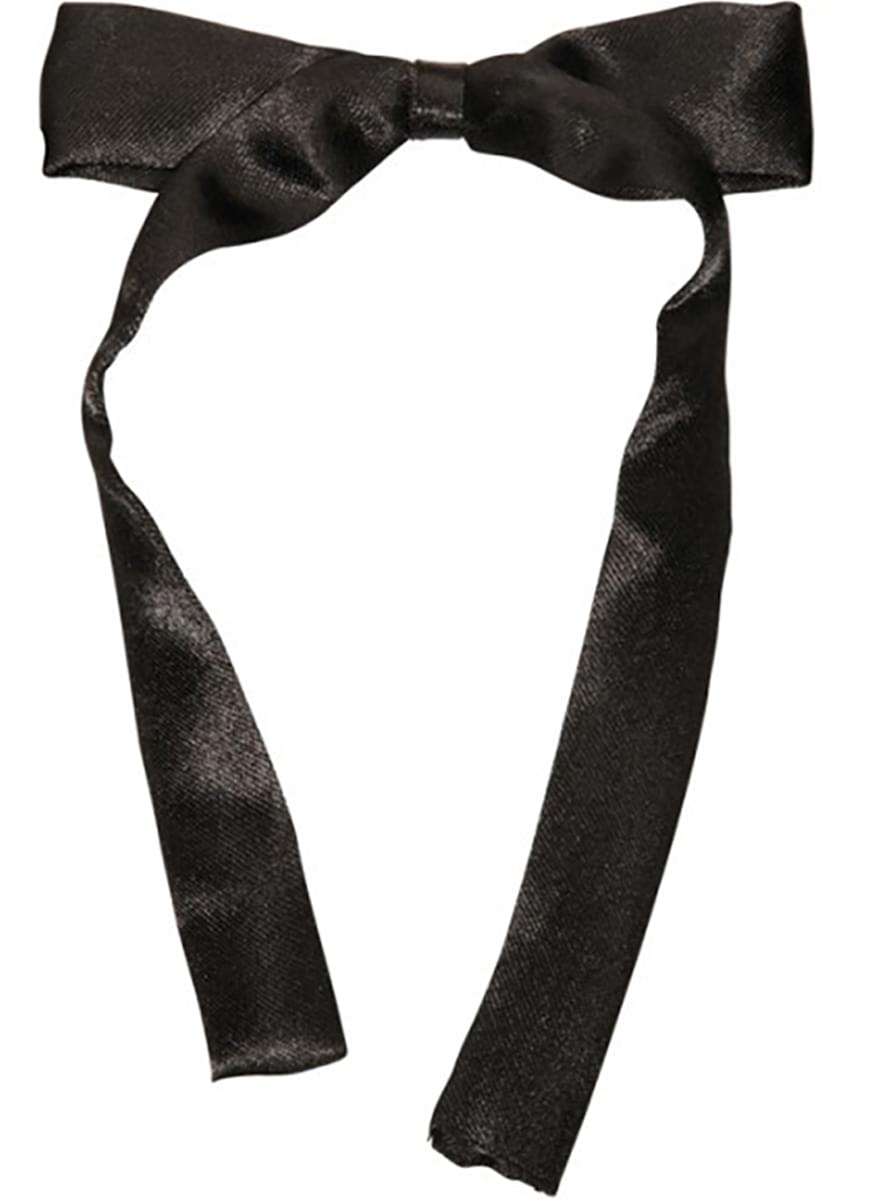 Satin cowboy tie with bow