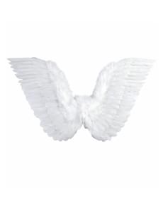 Flügel mit weißen Federn