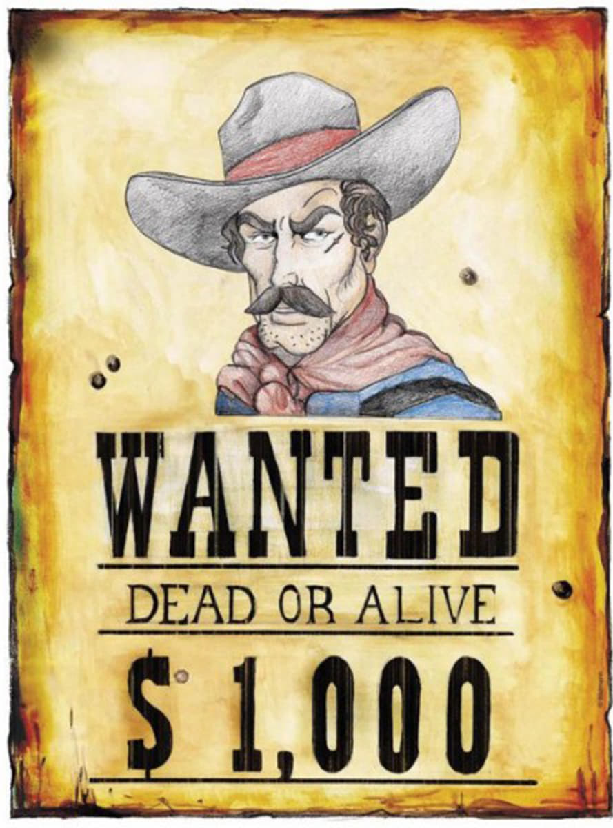 Wild West Wanted poster