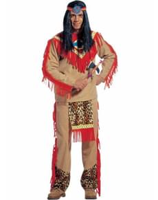 Indianer Kostüm für Herren Wütender Leopard