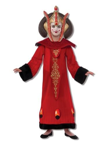 Deluxe Dronning Padme Amidala Barnekostyme
