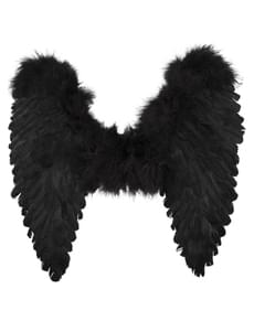 Mustat enkelinsivet naiselle