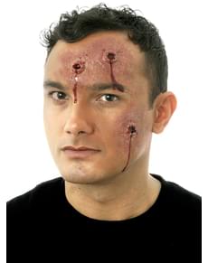 Prótesis de látex balazos