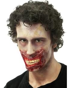 Auseinandergezogener Mund Latex-Prothese