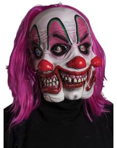 Triple-faced Clown Mask