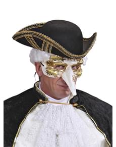 Maschera nasone decorato uomo
