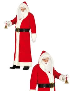 Disfraz de Papá Noel con capucha para adulto