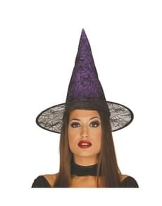 Hexen Hut lila für Damen