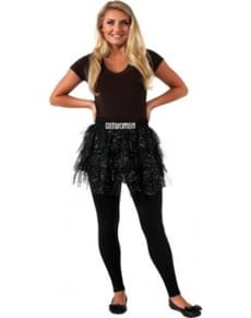 Teen girls Catwoman skirt with sequins