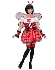 Mariehønekostume til kvinder