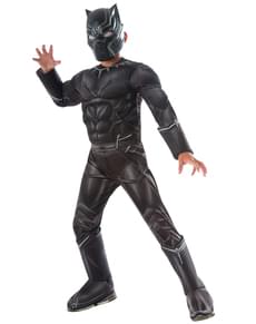 Boy's Deluxe Black Panther Captain America Civil War Costume