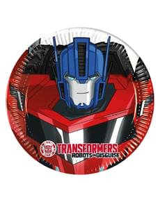 8 kpl Transformers Power Up -20 cm lautasia