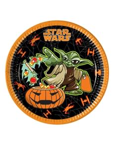 Sett med 8 Star Wars Halloween Tallerken