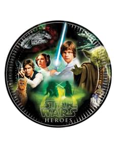 Tallrikar 8 pack Star Wars & Heroes 23 cm