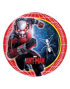 Sett med 8 Ant-Man 23cm tallerker