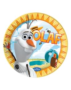 Set de 8 platos Olaf Summer 23 cm