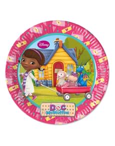 Doc McStuffins 8 tallerkner 23 cm