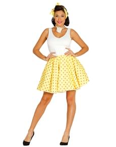 Women's Yellow Pin Up Set