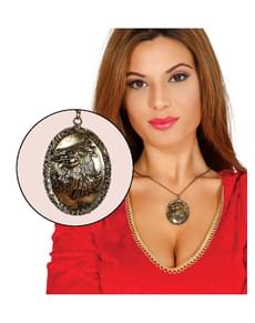 Collier loup doré adulte