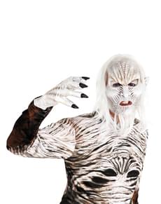 Maschera da camminante bianco per adulto