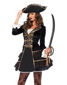 Kapitän der Sieben Meere Kostüm für Damen
