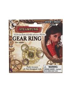 Anello Steampunk ingranaggio per donna