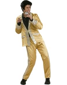 Costume doré Elvis deluxe homme
