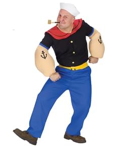 Man's Popeye the Sailor Man Costume