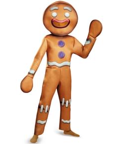 Deluxe Pepperkake Mann Shrek Kostyme Voksen