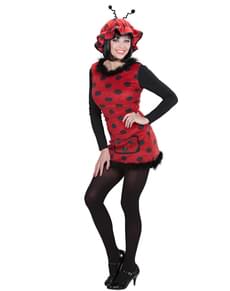 Kokettes Marienkäfer Kostüm für Damen