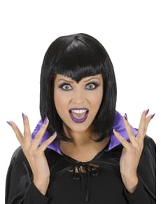 Woman's Witch Nails, Make-up and Eyelashes Kit