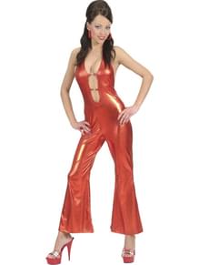 Woman's Red Disco Beauty Costume