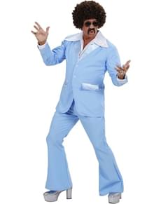 Man's Blue Disco Suit