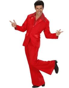 Man's Red Disco Suit